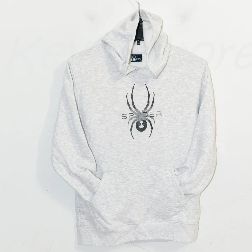Spyder boys youth hoodie Gray - Picture 3 of 6